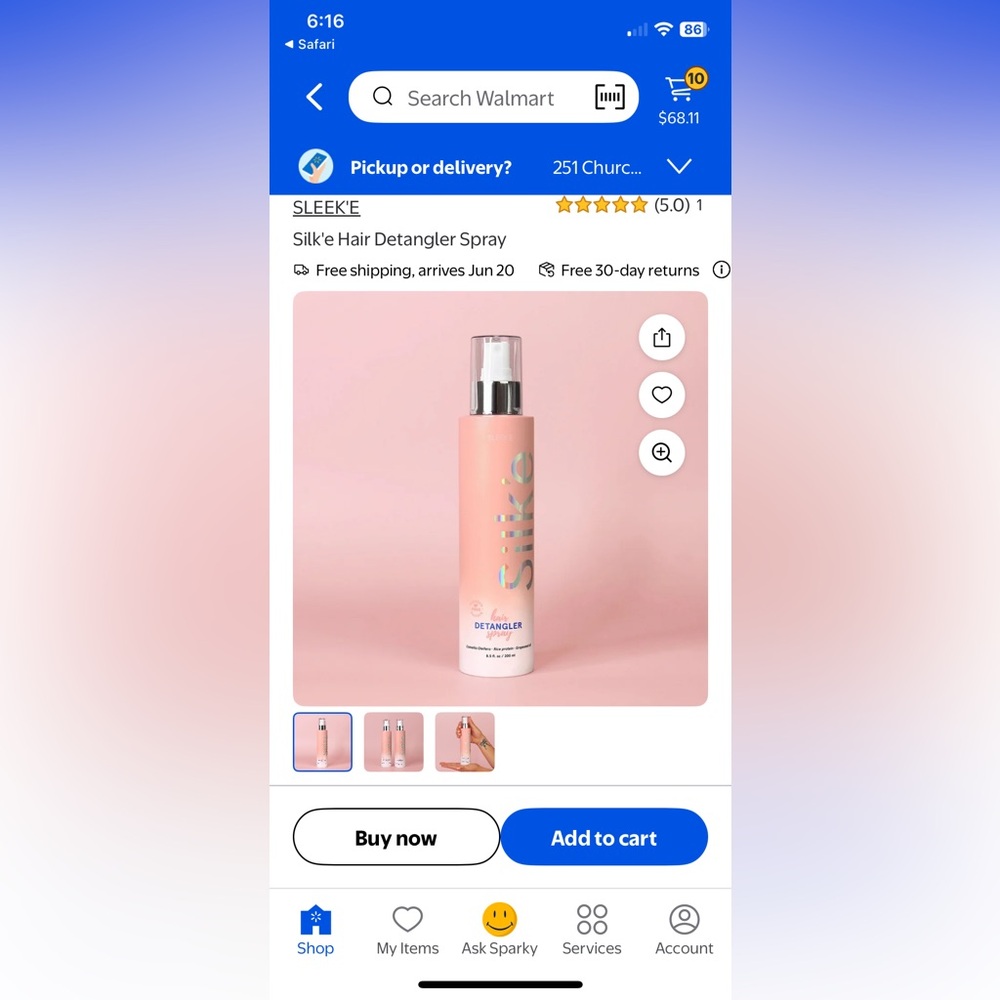 Silk’e Hair Detangler Spray